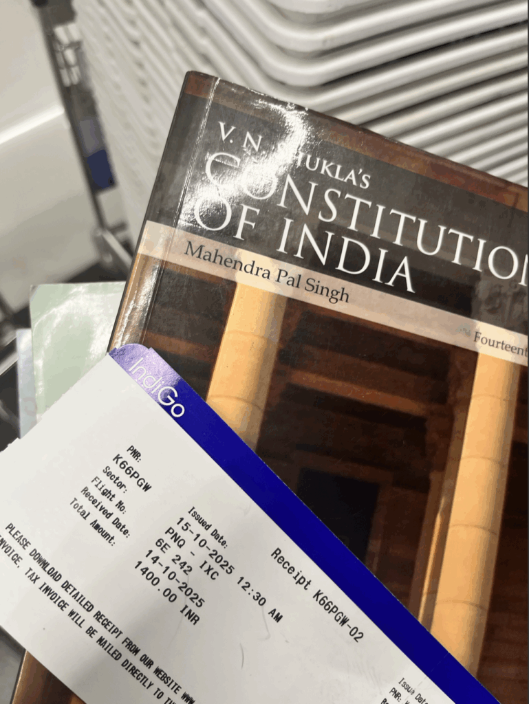Carrying the law through Pune Airport 